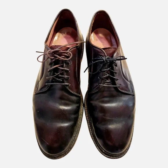 ALDEN 990 Plain Toe Blucher (Color 8 Shell Cordovan) Leather Mens Shoes;Sz 7 B/D - Picture 2 of 6